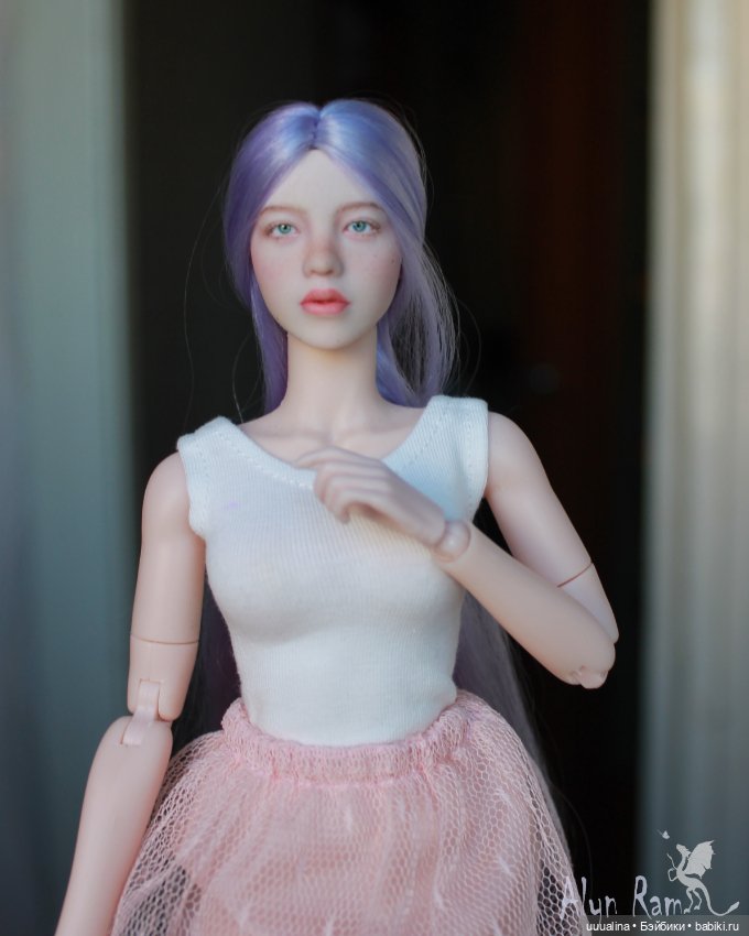 ООАК моего авторства голова 1/6 Супер Дак SET046 со вставными глазами 🌸 (фото 3)