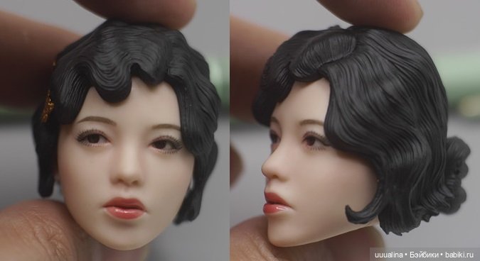 ООАК моего авторства голова 1/6 Супер Дак SET046 со вставными глазами 🌸