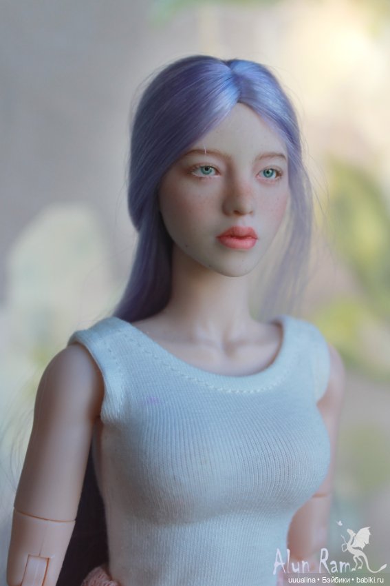 ООАК моего авторства голова 1/6 Супер Дак SET046 со вставными глазами 🌸 (фото 5)