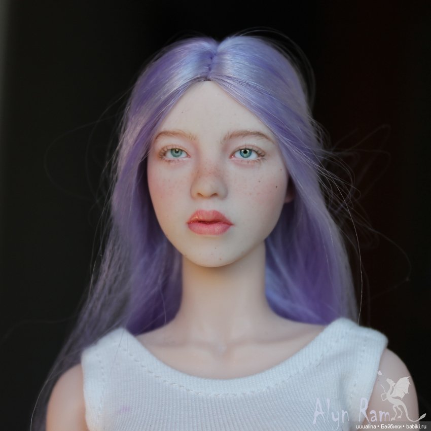 ООАК моего авторства голова 1/6 Супер Дак SET046 со вставными глазами 🌸 (фото 9)