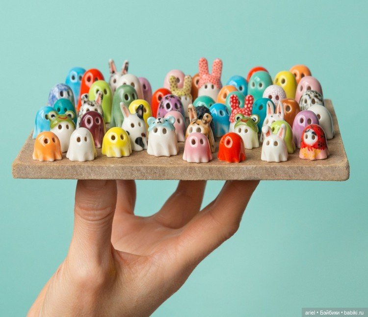 Крошечные фигурки призраков с бесконечно уникальными личностями от Лизы Агнетун (Lisa Agnetun) (фото 7)