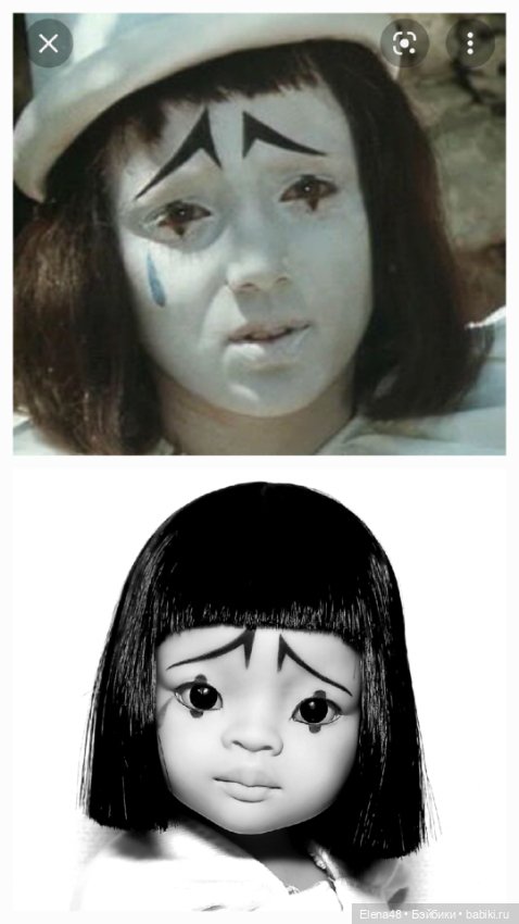 Пропала Мальвина — ООАК Paola Reina (Паола Рейна) и испанских кукол: перерисовка (фото 3)