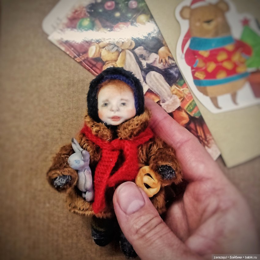 Ванечка — Авторские миниатюрные куклы: лепка (фото 2)