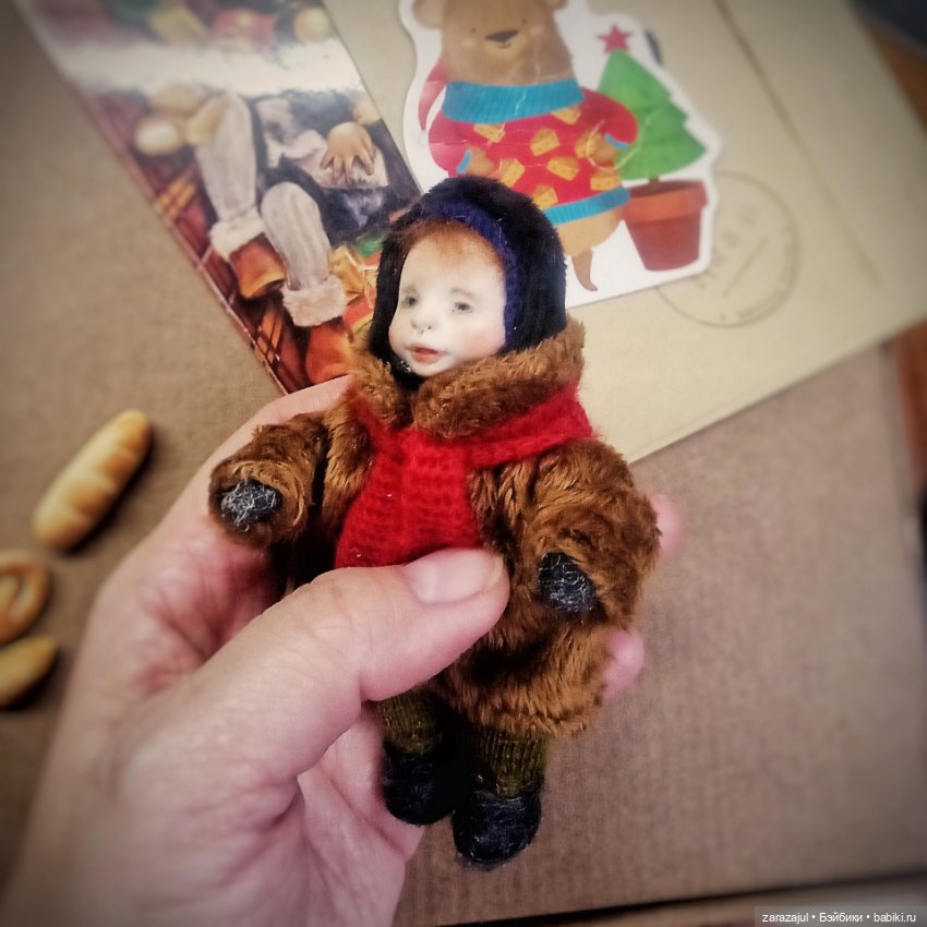 Ванечка — Авторские миниатюрные куклы: лепка