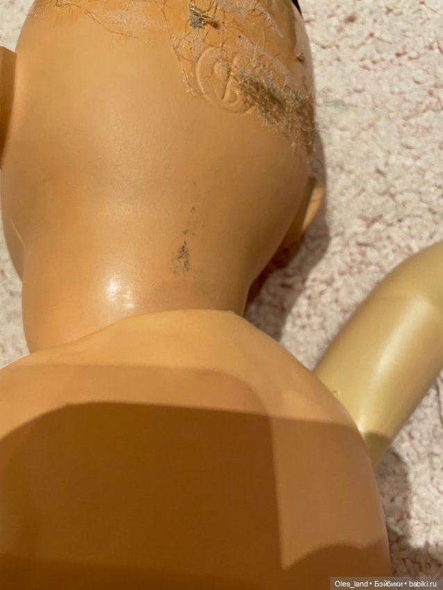 Косметический ремонт антикварной куклы SP