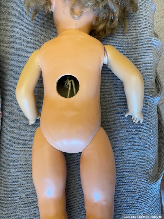 Косметический ремонт антикварной куклы SP (фото 4)