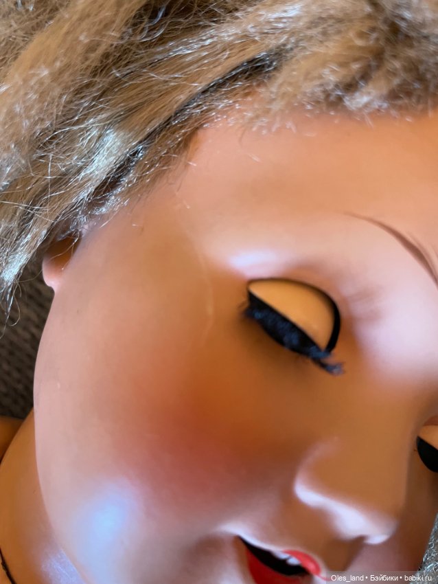 Косметический ремонт антикварной куклы SP (фото 9)