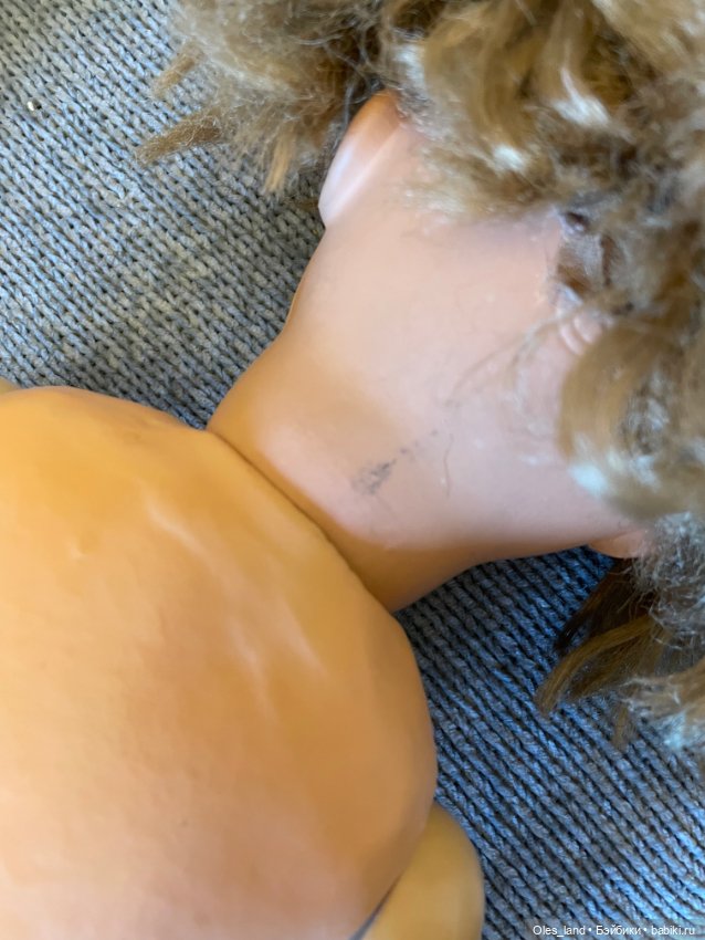 Косметический ремонт антикварной куклы SP (фото 6)