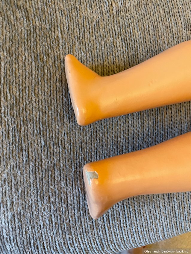 Косметический ремонт антикварной куклы SP (фото 5)