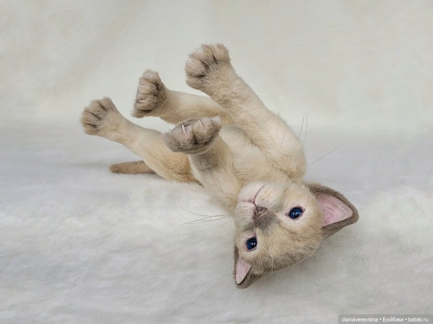 Котенок Люмо — Авторские мишки Тедди и друзья: фото (фото 4)