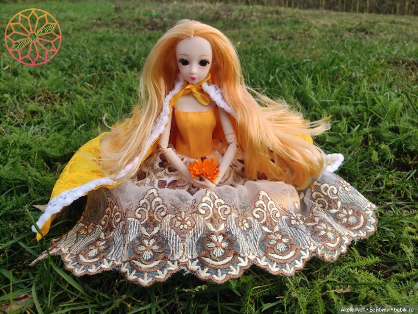 Осеннее платье — Разные шарнирные куклы (не БЖД): редкие (фото 3)