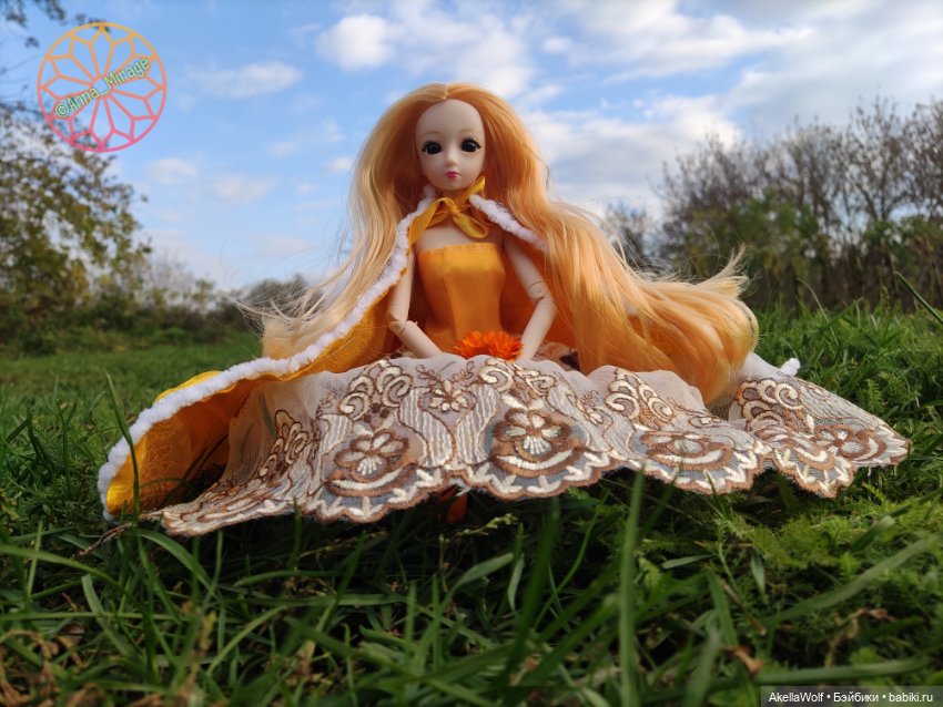 Осеннее платье — Разные шарнирные куклы (не БЖД): редкие