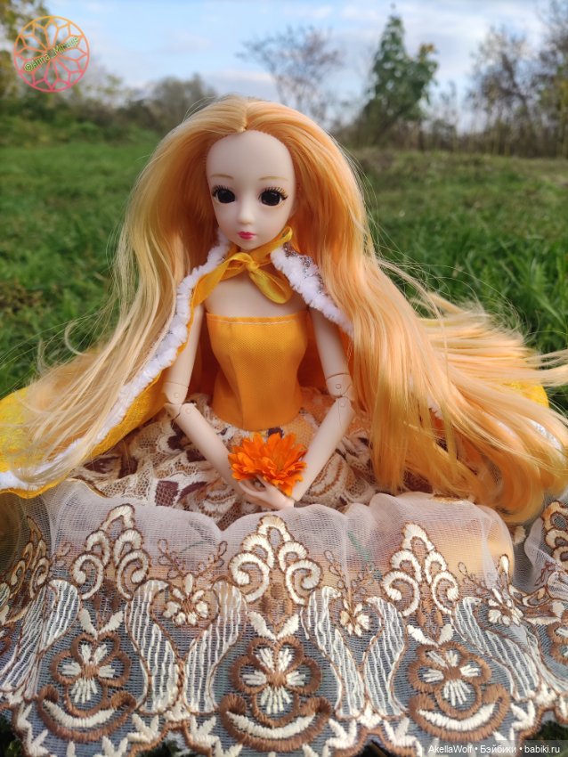 Осеннее платье — Разные шарнирные куклы (не БЖД): редкие (фото 2)