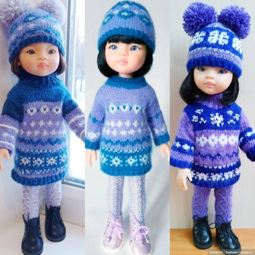 Ещё один тёплый комплект с жаккардом для паолочек (фото 6)