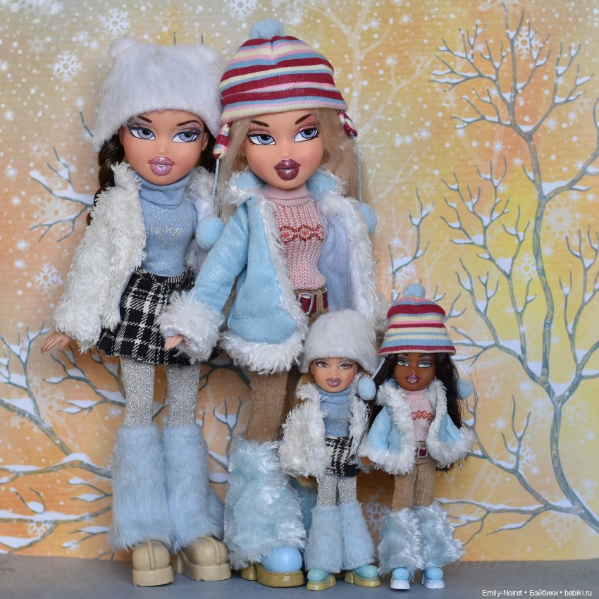 Зимние красотки и их мини-копии (фото 2)