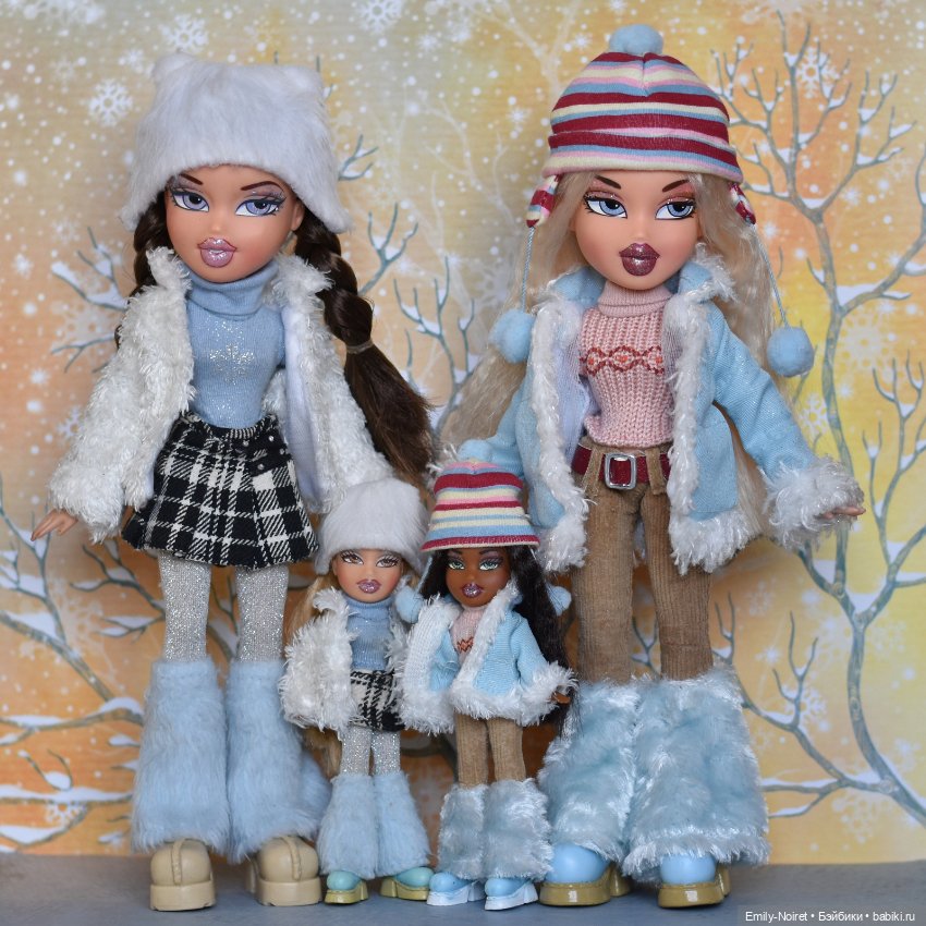 Зимние красотки и их мини-копии