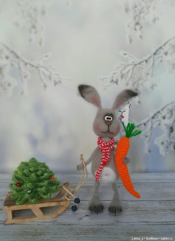 Кролик Степашка — Вязаные игрушки и амигуруми: крючком (фото 7)