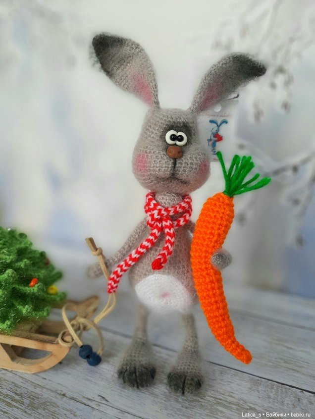 Кролик Степашка — Вязаные игрушки и амигуруми: крючком (фото 3)