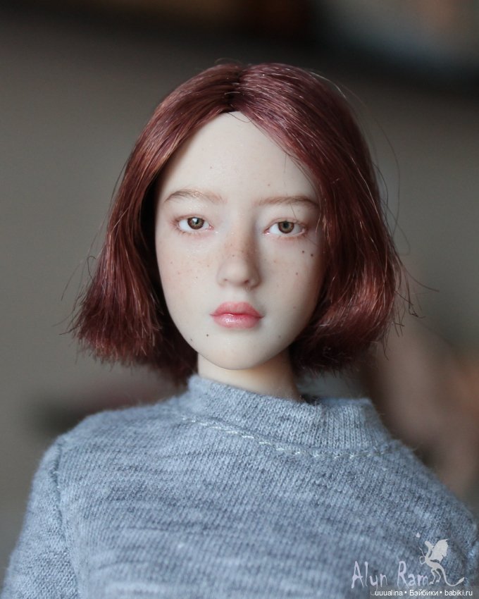 ООАК моего авторства голова SUPER DUCK 1/6 SDDX02