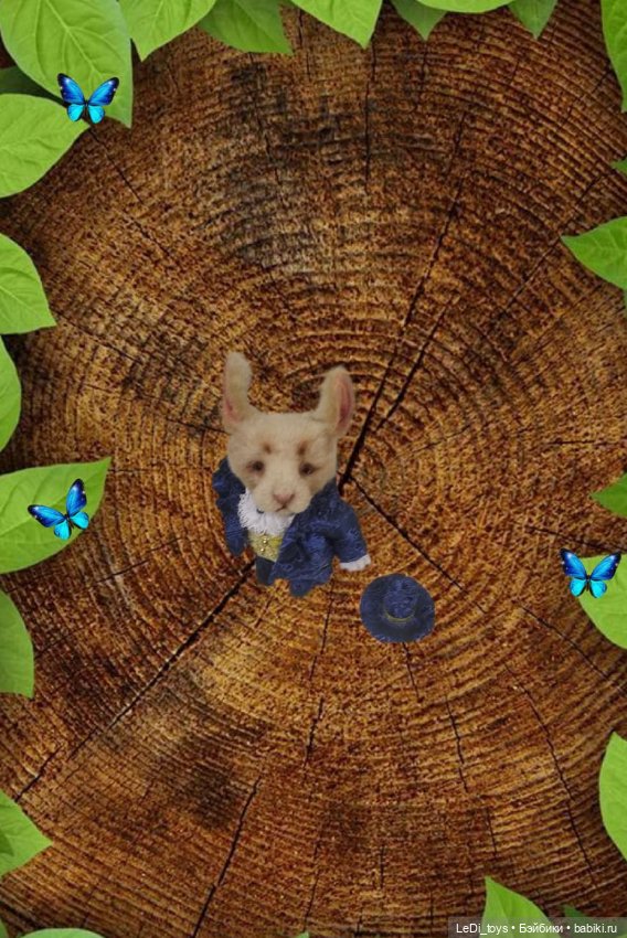 Кролик тедди Милаш — Авторские мишки Тедди и друзья: фото (фото 3)