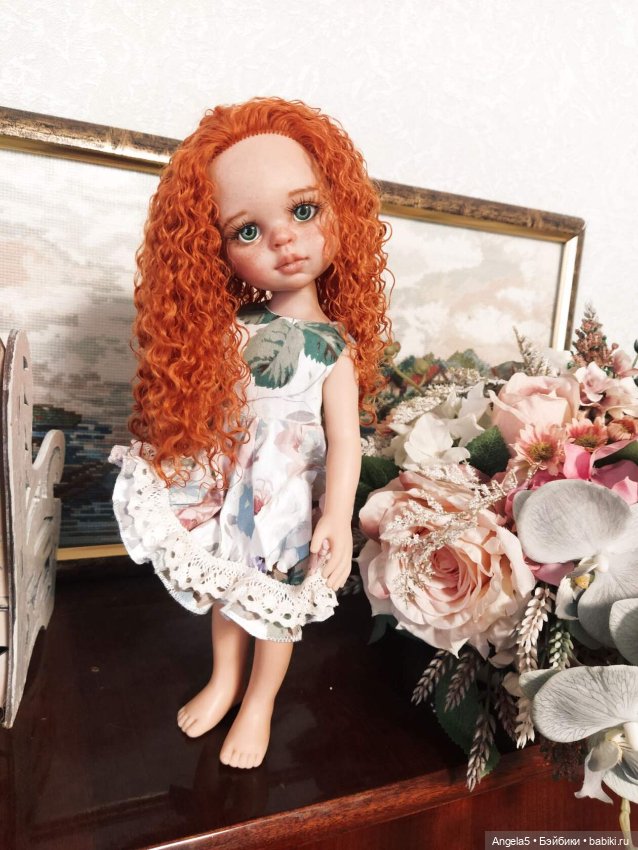 Рыжуля — ООАК Paola Reina (Паола Рейна) и испанских кукол: перерисовка (фото 3)