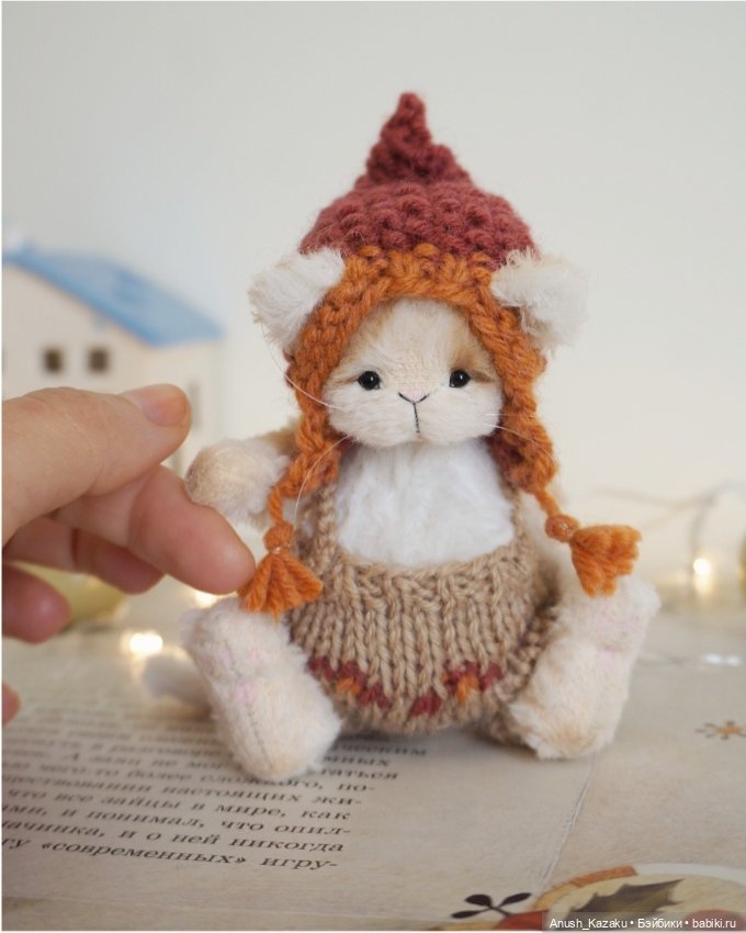 Котёнок Финнли 🧡 — Авторские мишки Тедди и друзья: фото (фото 2)