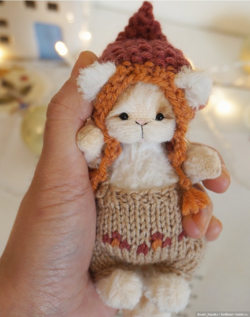 Котёнок Финнли 🧡 — Авторские мишки Тедди и друзья: фото (фото 5)