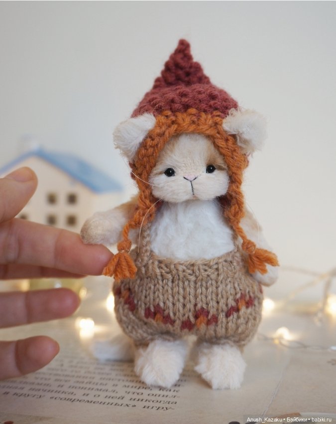 Котёнок Финнли 🧡 — Авторские мишки Тедди и друзья: фото (фото 9)