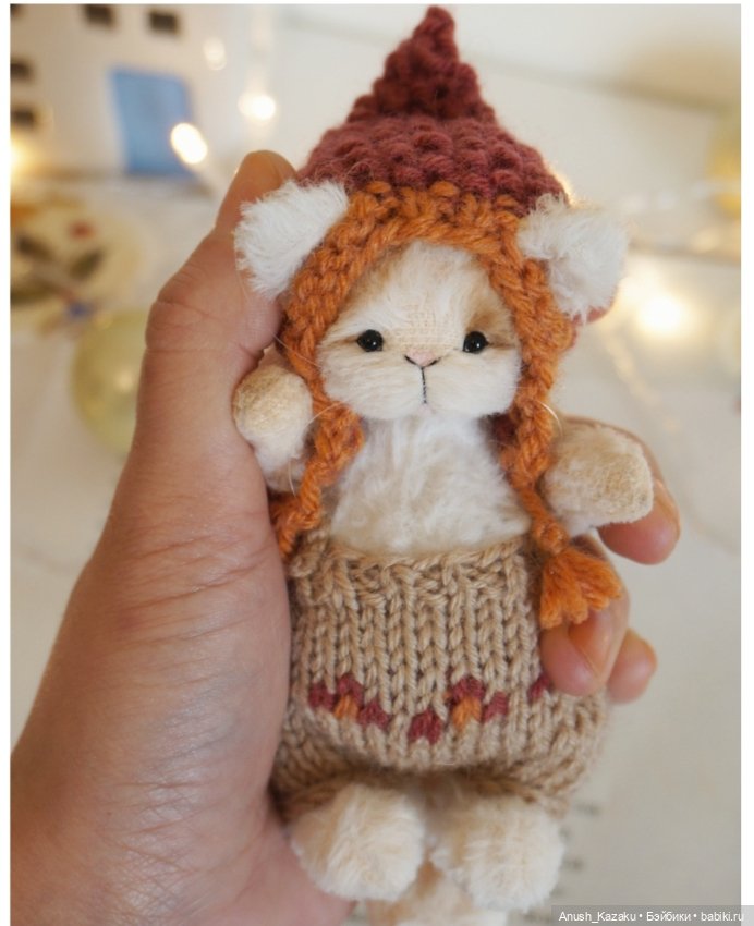 Котёнок Финнли 🧡 — Авторские мишки Тедди и друзья: фото (фото 3)