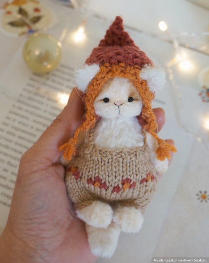 Котёнок Финнли 🧡 — Авторские мишки Тедди и друзья: фото (фото 4)