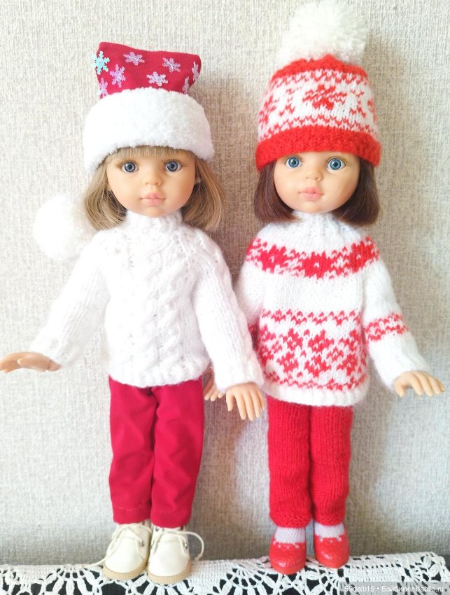 Комплект с норвежским жаккардом для паолочек (фото 9)