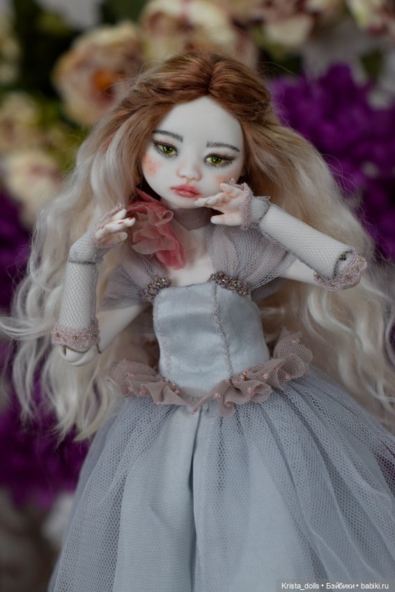 Кукла фарфоровая шарнирная Кэйтлин (фото 5)