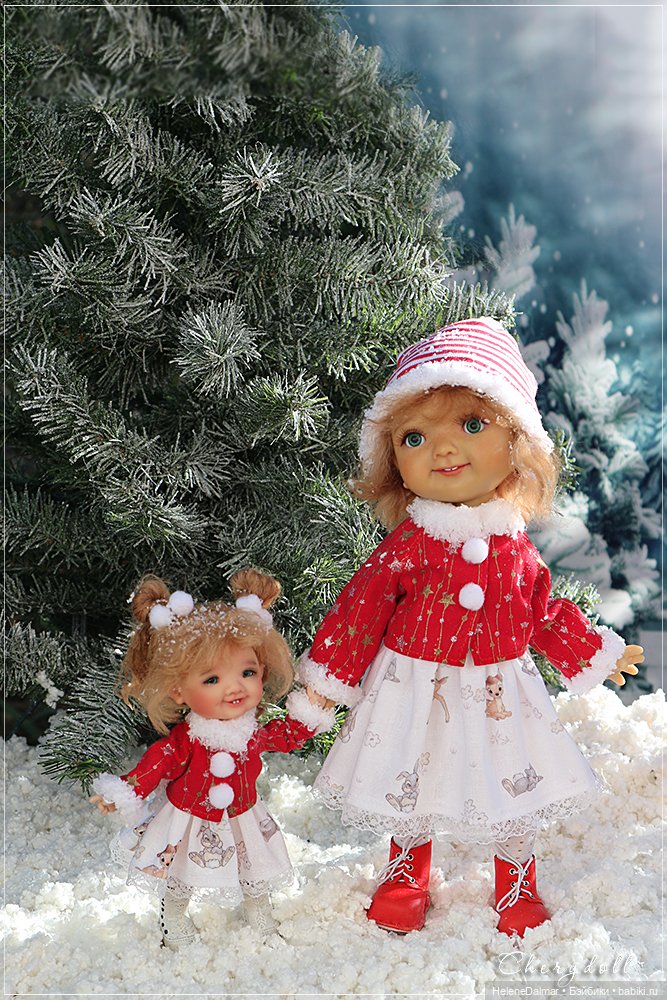 Зима для моих девочек — Одежда и обувь для кукол своими руками: фото (фото 9)