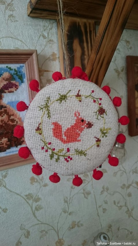 Мои вышитые елочные игрушки (фото 4)