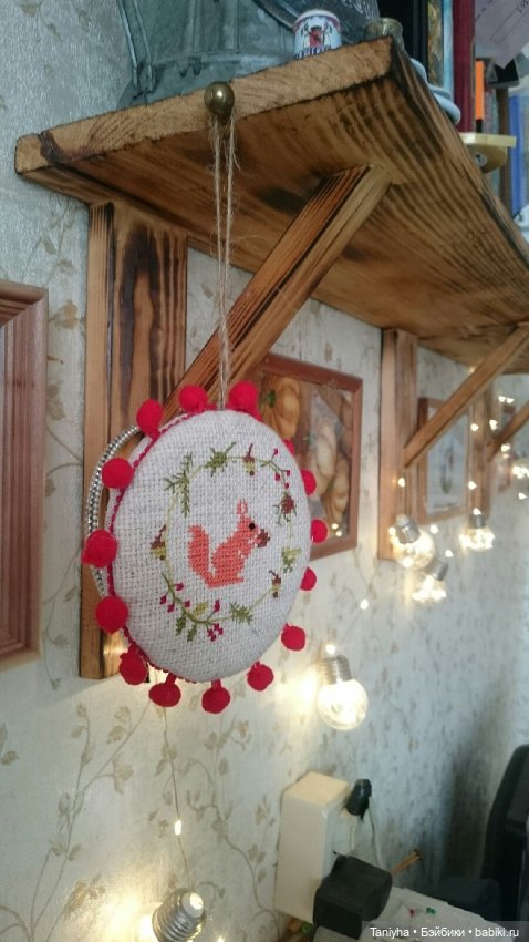 Мои вышитые елочные игрушки