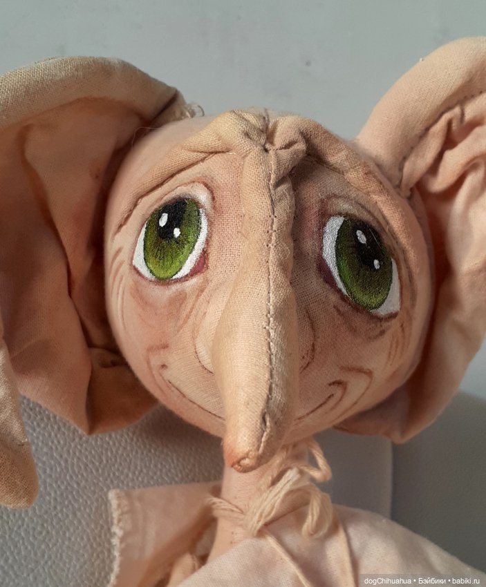 Добби домашний эльф — Авторские текстильные куклы: Вальдорфские (фото 5)