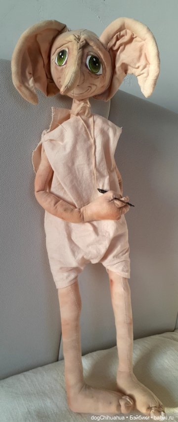 Добби домашний эльф — Авторские текстильные куклы: Вальдорфские (фото 4)