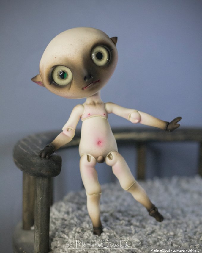 Сиамский изгойчик — Авторские шарнирные куклы своими руками: лепка (фото 5)
