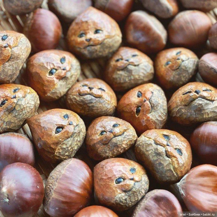 Милые деревянные скульптуры от Сакуры Ханафуса (Sakura Hanafusa) (фото 7)