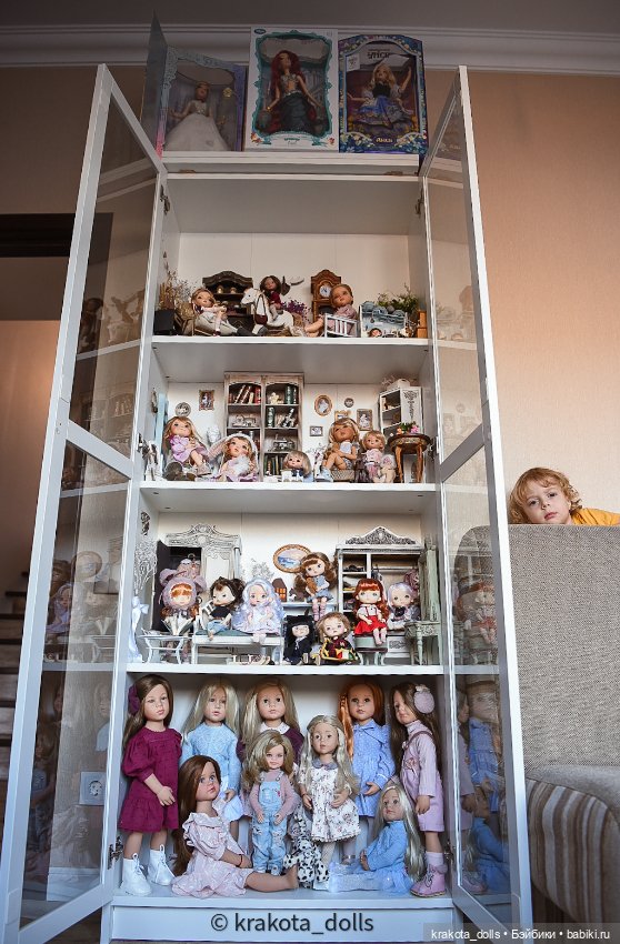 Куклошкаф — Домашние коллекции кукол: фото собраний