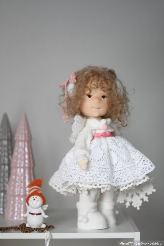Набор для шитья куклы.Текстильная кукла ангел своими руками.