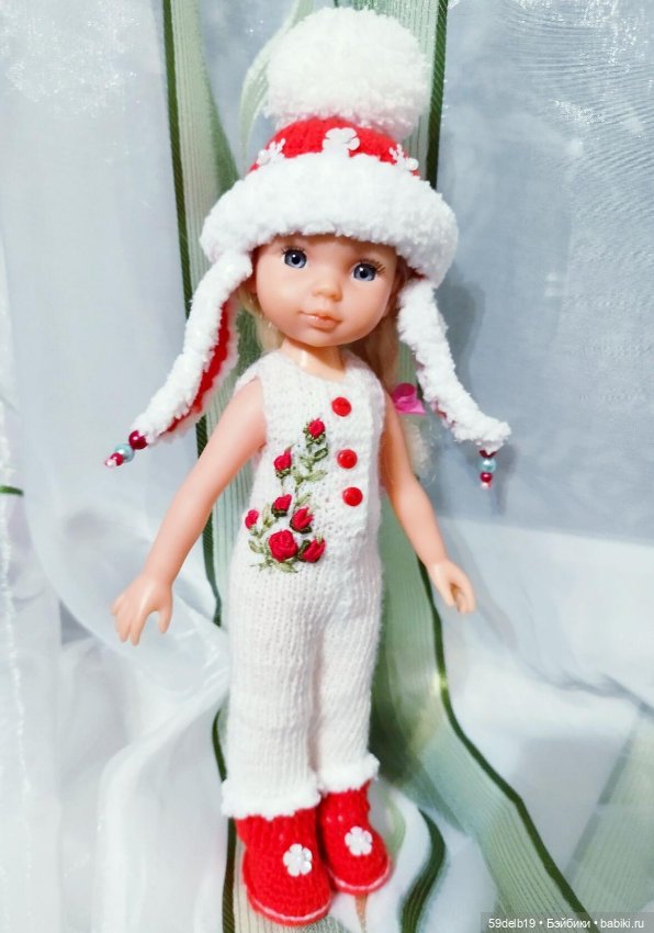 Новогодний костюмчик для куколки мини паолочки (аналога Китай) (фото 9)