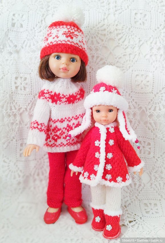 Новогодний костюмчик для куколки мини паолочки (аналога Китай)