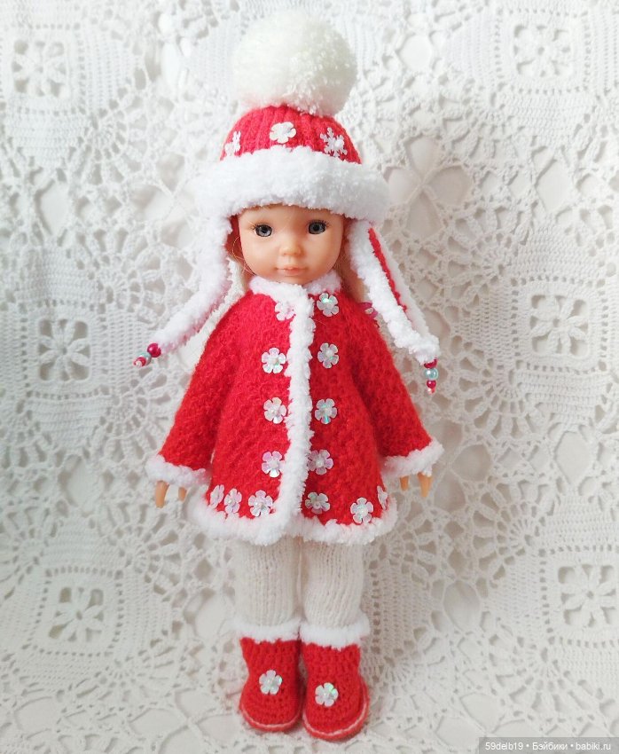 Новогодний костюмчик для куколки мини паолочки (аналога Китай) (фото 10)