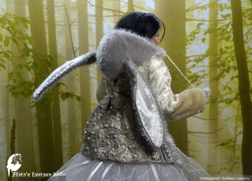 Сшила свадебное платье и куртку для Куклы Phicen