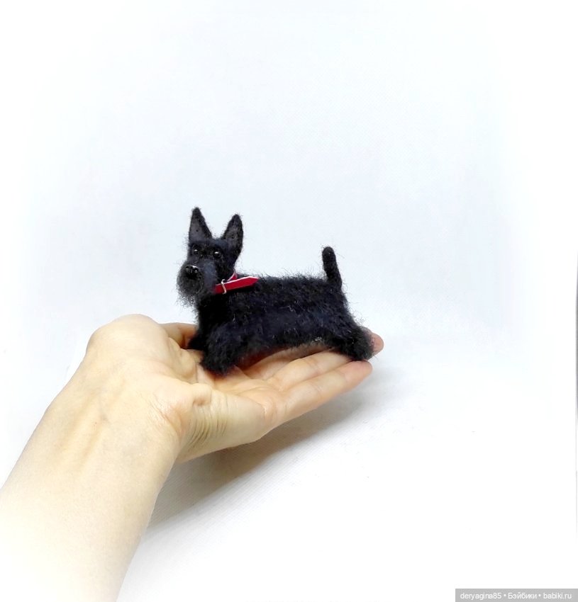 Скотч терьер — Валяные игрушки из шерсти: сухое валяние (фото 3)