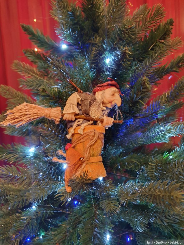 Авторские игрушки на нашей ёлочке