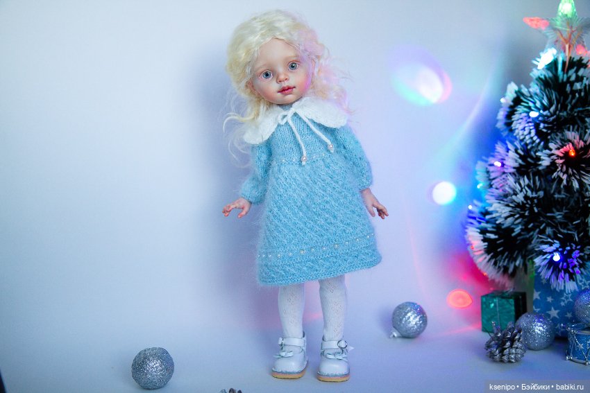 Снежинка ❄️ ООАК куколки Паола Рейна Paola Reina (фото 4)
