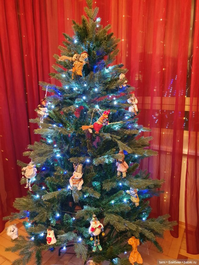 Авторские игрушки на нашей ёлочке