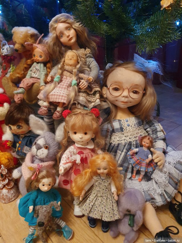 Авторские игрушки на нашей ёлочке